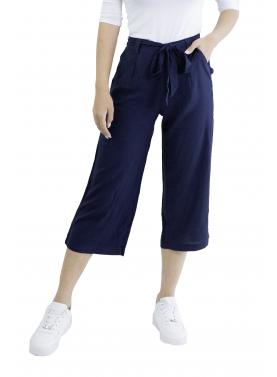 Pantalone con cinta morbido cropped  Only